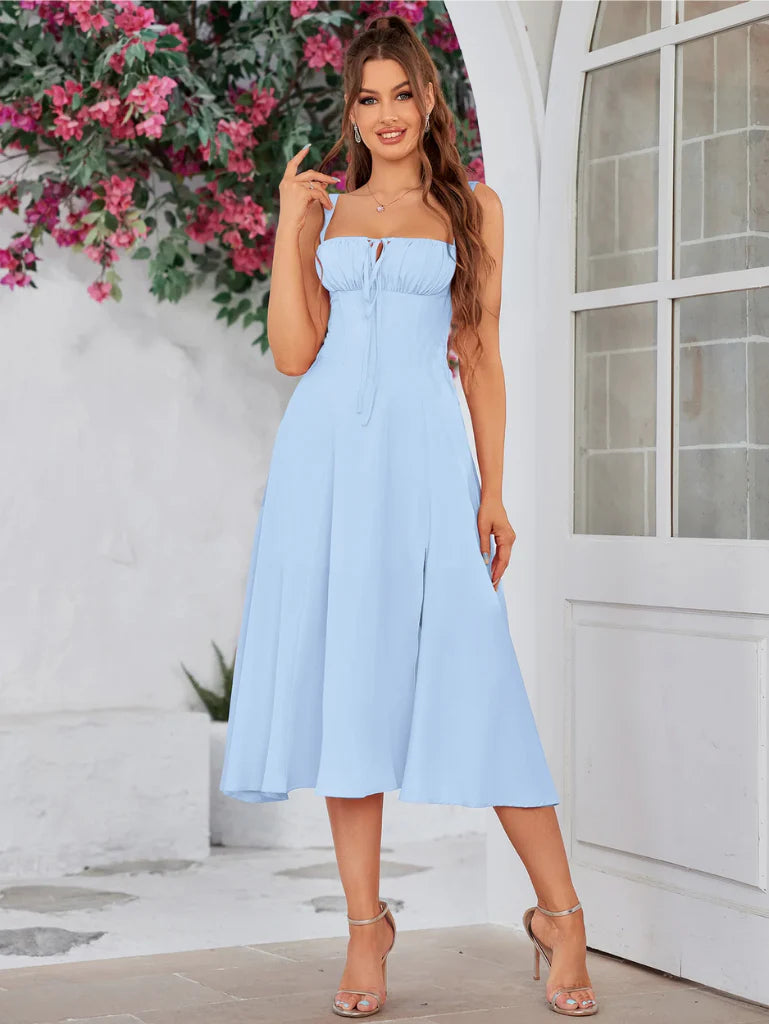 Lace-Up Hourglass Dress