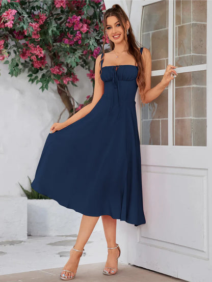 Lace-Up Hourglass Dress